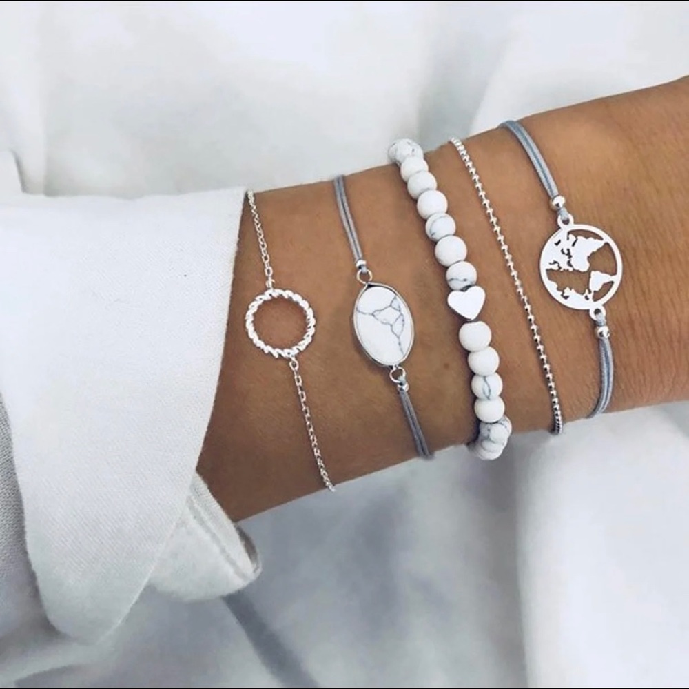 Dreamer 5 piece bracelet set